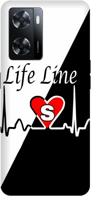 Dimora Back Cover for realme narzo 50 5G, S NAME WITH LETTER ALPHABET  (Multicolor, Hard Case, Pack of: 1)