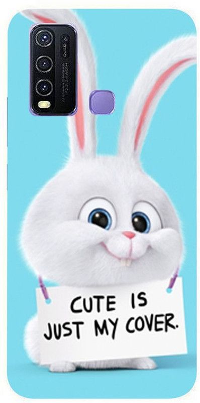 Skyhawk Back Cover for Vivo Y30 little Rabit  (Multicolor, Waterproof, Silicon, Pack of: 1)