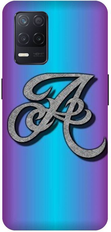 VS PRINT LINK Back Cover for Realme 8 (5G) ,RMX3241 ,A letter,A name A word , Printed Back Cover  (Pink, Hard Case, Pack of: 1)