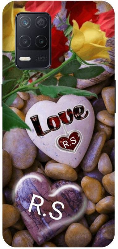 VS PRINT LINK Back Cover for Realme 8 (5G) ,RMX3241 ,RS, R LOVES S, RS NAME, RS Love Printed  (Multicolor, Hard Case, Pack of: 1)