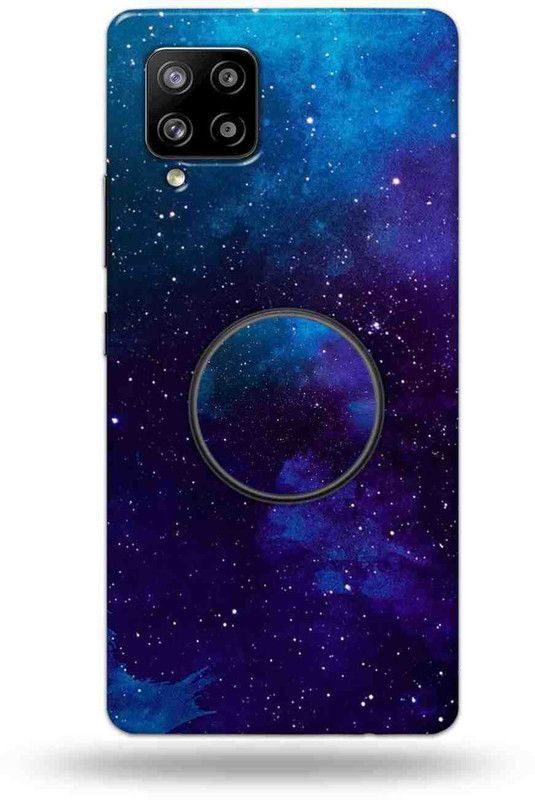 NDCOM Back Cover for Samsung Galaxy M42 5G  (Blue, Purple, Pack of: 2)