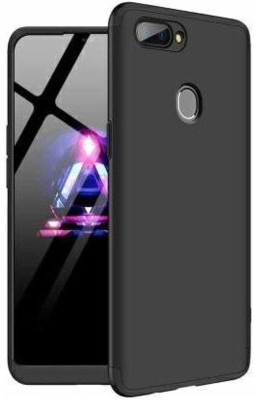 MOBILOVE Back Cover for Realme 2 / Oppo A5 | Full Body 3 in 1 Slim Fit 360 Degree Protection Hard Bumper Back Cover  (Black, Hard Case, Pack of: 1)