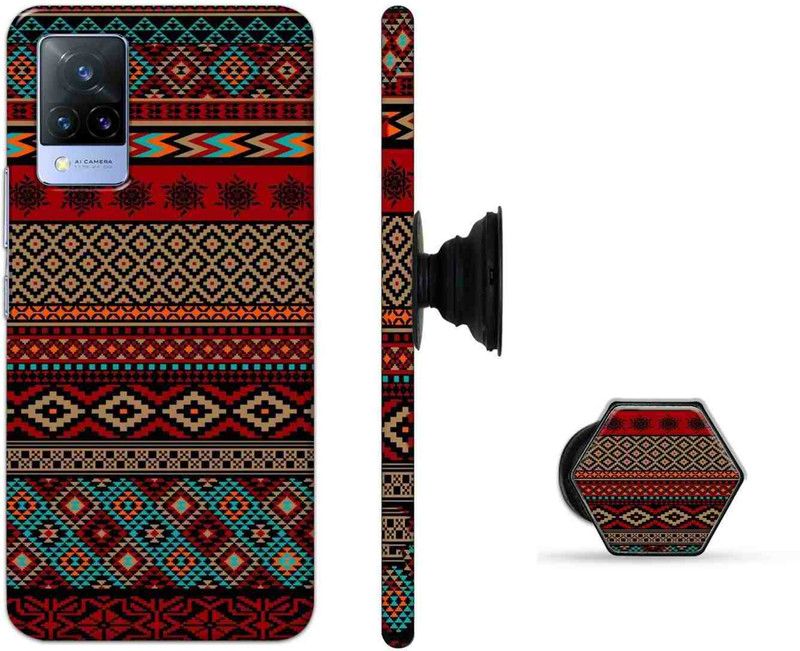 Golden Owl Back Cover for Vivo V21 5G  (Multicolor, Cases with Holder, Pack of: 2)