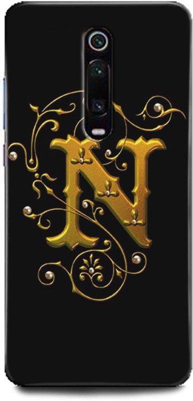 INTELLIZE Back Cover for Redmi K20/MZB7755IN N letter,Printed  (Multicolor, Shock Proof, Pack of: 1)