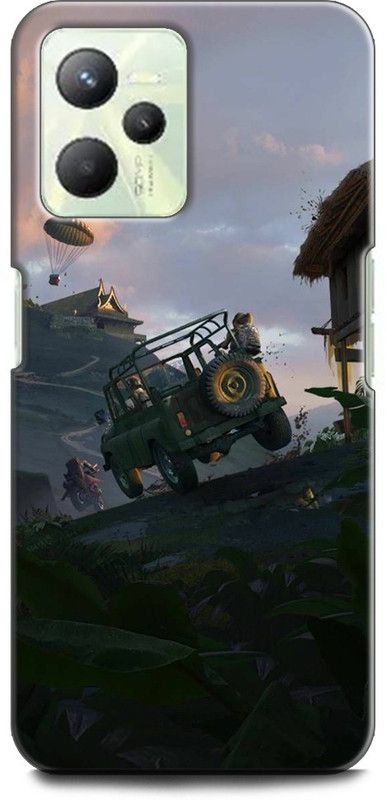 KEYCENT Back Cover for Realme C35, RMX3511 PUBG, GAME, BATTLEGROUNDS  (Multicolor, Shock Proof, Pack of: 1)