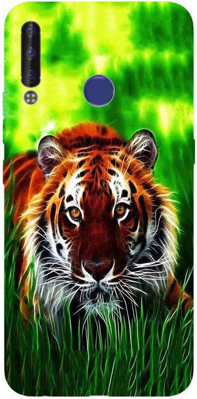 METOO Back Cover for Tecno Spark Power,Tiger Design Back Cover Print : 74  (Multicolor, Dual Protection, Silicon)