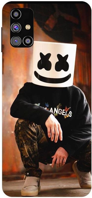 URCHIN Back Cover for Samsung M31 Marshmello, Marshmello dj, Edm, Marshmallow, Marshmello singer  (Multicolor, Shock Proof, Pack of: 1)