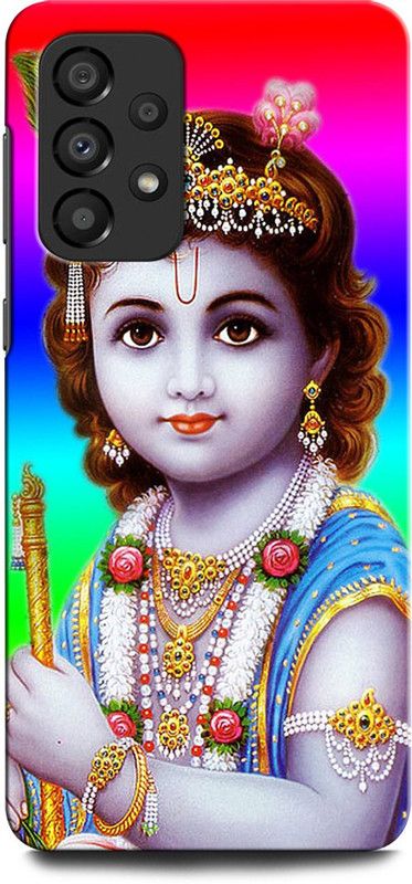 GRAFIQE Back Cover for SAMSUNG Galaxy A33 KRISHNA, LORD KRISHNA, VASUDEV, GOD, KRISHN KANHIYA, RADHA  (Multicolor, Shock Proof, Pack of: 1)
