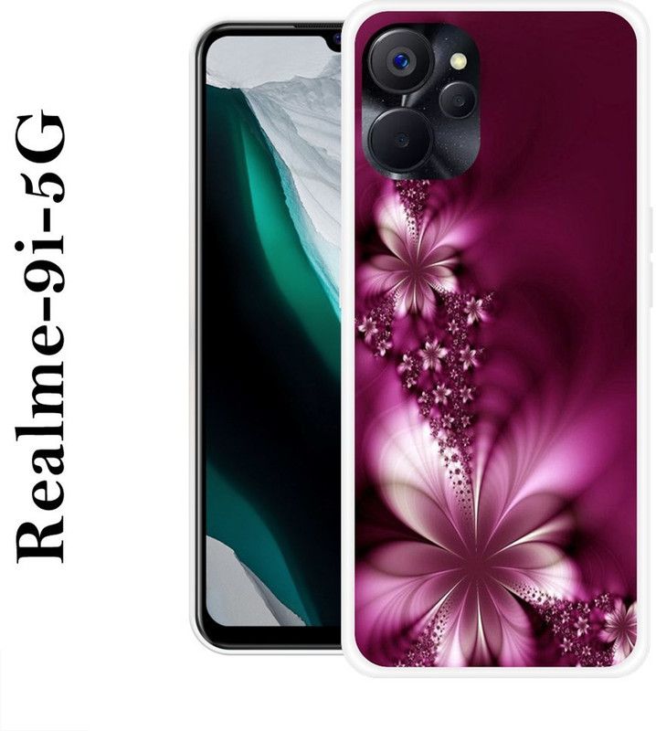 PALWALE BALAJI Back Cover for Realme 9i 5G  (Purple, Grip Case, Silicon)