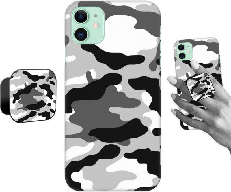 COBIERTAS Back Cover for Apple iPhone 11  (Multicolor, Cases with Holder, Pack of: 2)