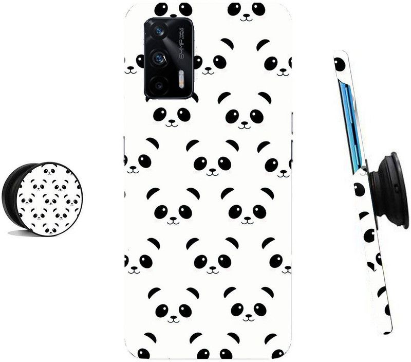 HELLO CASE Back Cover for Realme X7 Max, Realme X7 Max 5G, Realme GT, Realme GT 5G  (Black, White, Cases with Holder)
