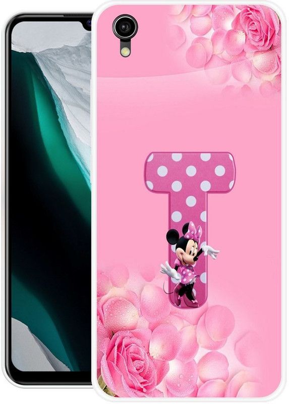 BLUEBUG Back Cover for Vivo Y90, Vivo Y91i  (Pink, Grip Case, Silicon, Pack of: 1)
