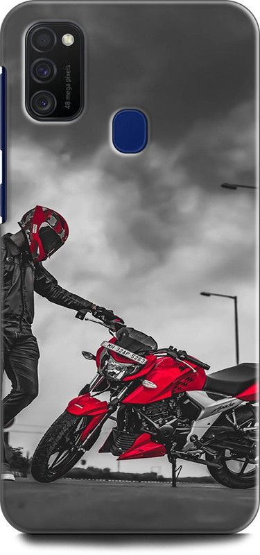 Afterglow Back Cover for SAMSUNG Galaxy M21 THUNDER,APACHE, RTR BIKE, BIKER  (Multicolor, Shock Proof, Pack of: 1)