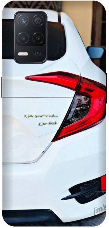 UMPRINT Back Cover for Realme 8/RMX3085 Car Sports Car Printed Back Cover  (Multicolor, Hard Case, Pack of: 1)