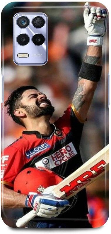 play fast Back Cover for Realme 8s 5G, RMX3381, VIRAT, KOHLI, INDIAN PLAYER, RCB PLAYER, CRICKTER  (Red, Hard Case, Pack of: 1)