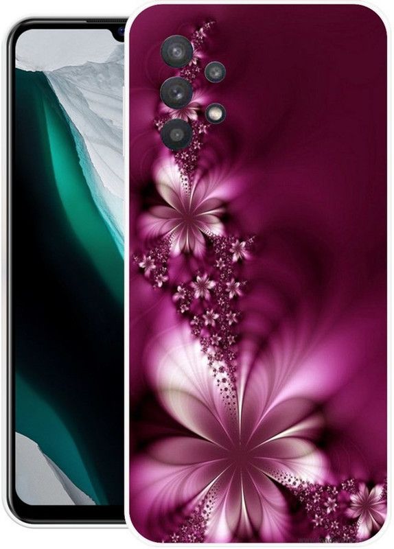 BLUEZAP Back Cover for Samsung Galaxy A32  (Maroon, Pink, Grip Case, Silicon)