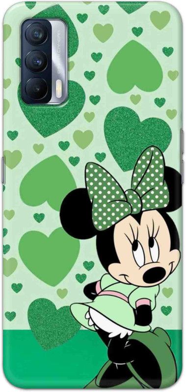 NDCOM Back Cover for Realme X7 Green Cute Cartoon Printed  (Multicolor, Hard Case, Pack of: 1)