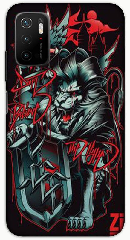 itrusto Back Cover for POCO M3 Pro 5G, POCO M3 Pro 5G Lion BACK COVER  (Multicolor, Hard Case, Pack of: 1)