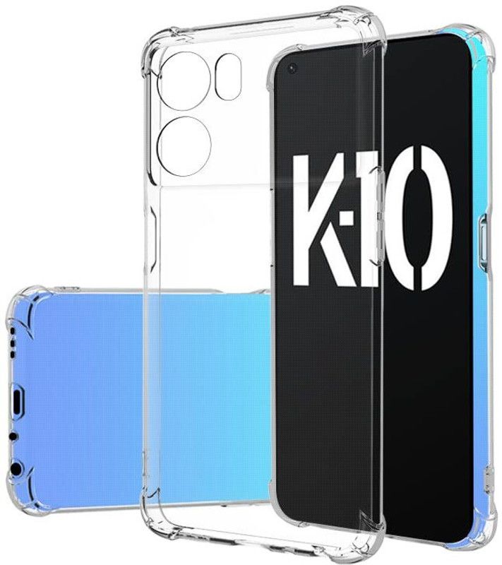 CaseWEB Back Cover for OPPO K10 5G  (Transparent, Flexible, Silicon, Pack of: 1)