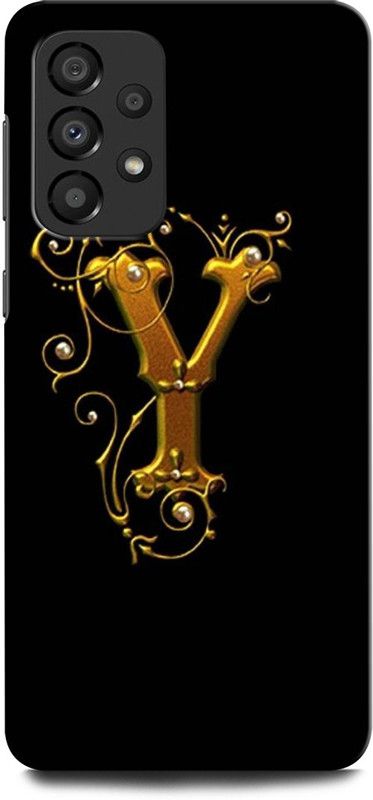 GRAFIQE Back Cover for SAMSUNG Galaxy A33 Y, Y LETTER, Y ALPHABET, Y DESIGN  (Multicolor, Shock Proof, Pack of: 1)