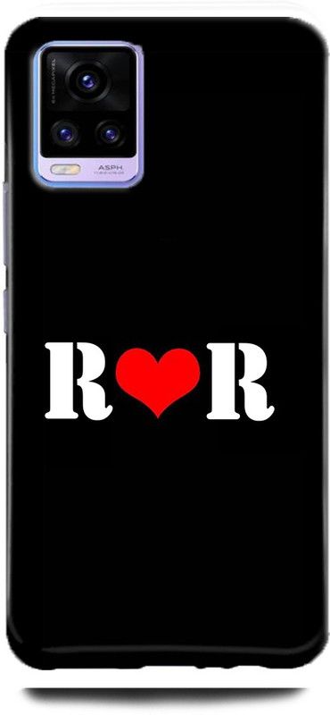 Afterglow Back Cover for Vivo V20 pro R R, R LOVES R, R NAME, LETTER, ALPHABET, RR LOVE, HART  (Multicolor, Shock Proof, Pack of: 1)