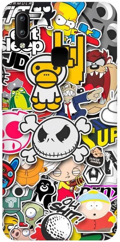 URCHIN Back Cover for Vivo Y95 Cartoon, Cute, Anime, Cartoon Cute, Funny  (Multicolor, Shock Proof)