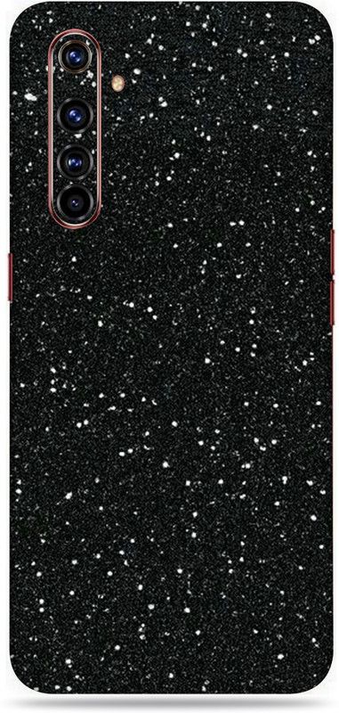 AsSkin Real me X50 Pro, realme x50 pro Mobile Skin  (Ultra Super Black Glitter Skin With High Gloss Finish).,.)