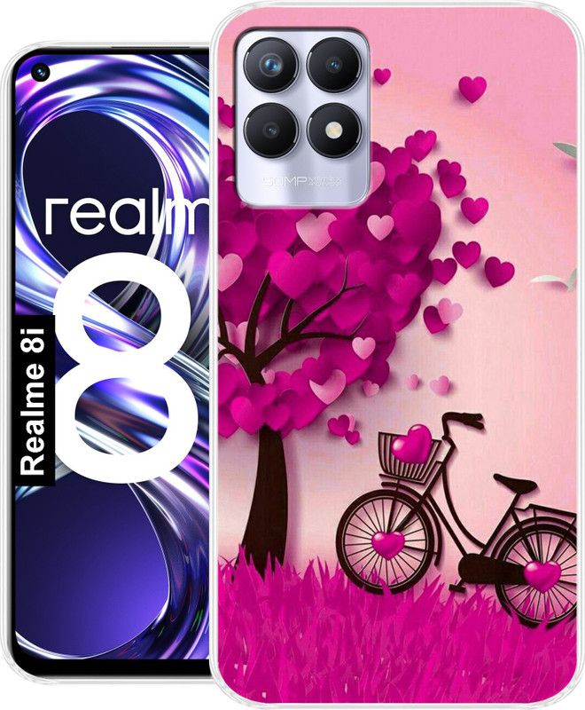 Tokito Back Cover for Realme 8i Back Cover  (Multicolor, Grip Case, Silicon, Pack of: 1)