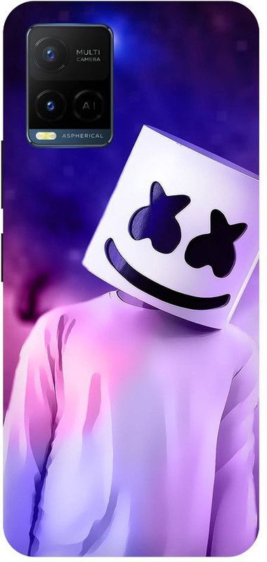 Vinsmoke Back Cover for Vivo Y33S Marshmello, Music, Marshmello Cover  (Multicolor, Shock Proof, Pack of: 1)