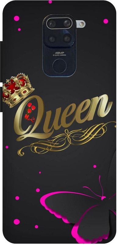 PICHKU Back Cover for REDMI NOTE 9-M2003J15SC-CUTE,RED,PINK,LOVELY,GIRL,ANIME,LOVE,QUEEN,ATTITUDE,GIRLS,FUNKY,MUSIC  (Black, Hard Case, Pack of: 1)