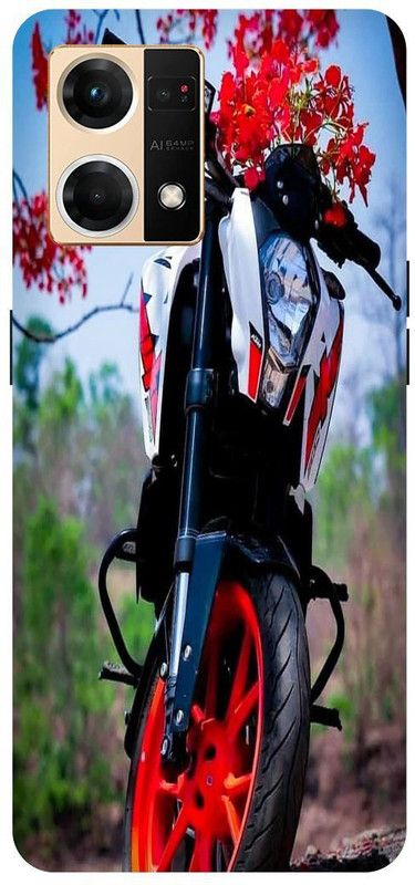 COVERJET Back Cover for RENO 7- CPH2363--KTM- DUKE- SPORTS- BIKE- LOVER  (Red, Hard Case, Pack of: 1)