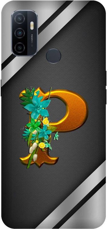 UMPRINT Back Cover for Oppo A33/Oppo CPH2137 P P latter Alphabet Printed Back Cover  (Multicolor, Hard Case, Pack of: 1)