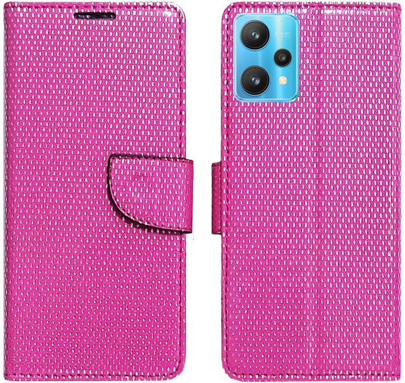AD Enterprises Flip Cover for Realme 9 PRO+ 5G  (Pink, Magnetic Case, Pack of: 1)