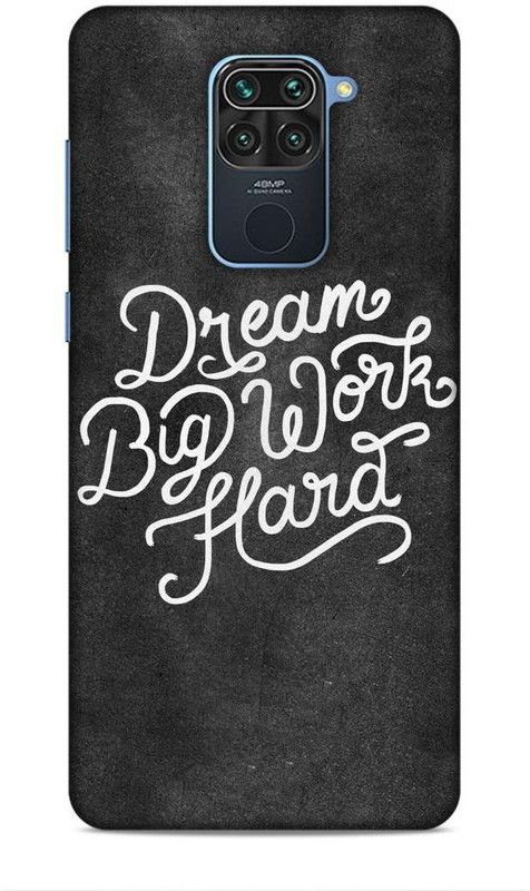 Coverland Back Cover for Mi Redmi Note 9  (Grey, White, Waterproof)