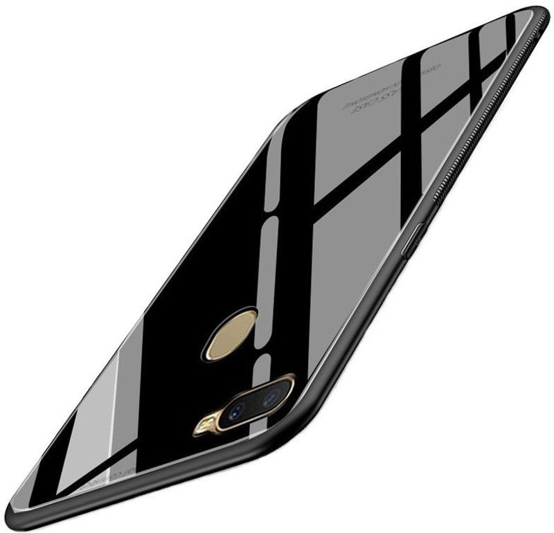 QKZ Back Cover for OPPO A5s  (Black, 3D Case, Pack of: 1)
