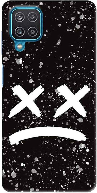 NDCOM Back Cover for Samsung Galaxy M12 Lil Peep Sad Face Printed  (Multicolor, Hard Case, Pack of: 1)