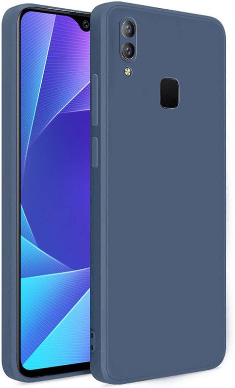 Casotec Back Cover for Vivo Y95  (Blue, Flexible, Silicon, Pack of: 1)