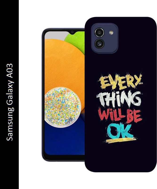 Gabroo Back Cover for Samsung Galaxy A03  (Multicolor, Grip Case, Silicon)