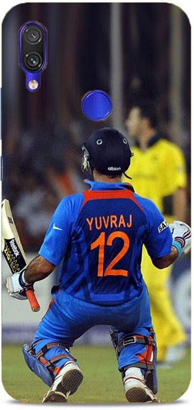 NDCOM Back Cover for Redmi Note 7 Pro Yuvraj Sing Sixer King Printed  (Multicolor, Hard Case, Pack of: 1)