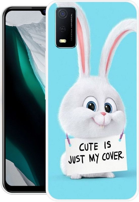 BAILAN Back Cover for Vivo Y3s  (Multicolor, Grip Case, Silicon, Pack of: 1)