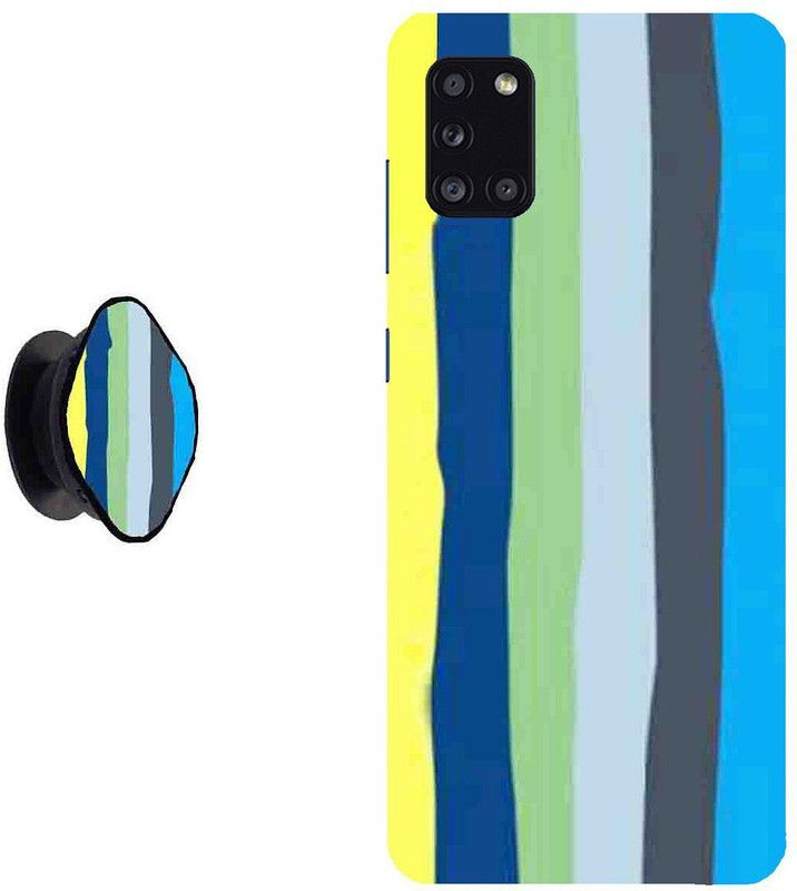 Zappy Back Cover for Samsung Galaxy A31  (Multicolor, Cases with Holder, Pack of: 2)