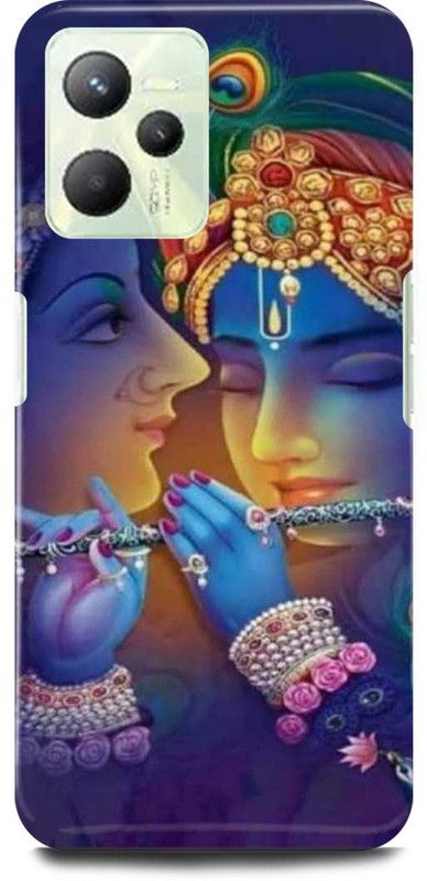 play fast Back Cover for Realme C35, RMX3511 RADHA, KRISHAN, KISHAN, KANHAIYA, JI, RANI  (Blue, Hard Case, Pack of: 1)
