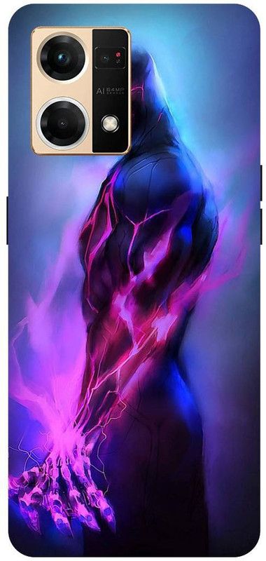 THE NARAYANA COLLECTIONS Back Cover for OPPO F21s PRO- CPH2461-BLACK,PANTHER,TIGER,TENDUAA,LEOPARD  (Multicolor, Hard Case, Pack of: 1)