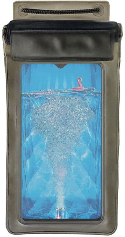 acd Pouch for Oppo F9  (Black, Waterproof, Silicon)