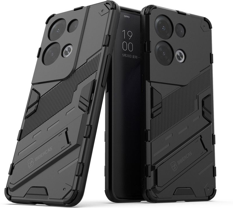 SPL Back Cover for OPPO Reno8 Pro  (Black, Dual Protection, Pack of: 1)