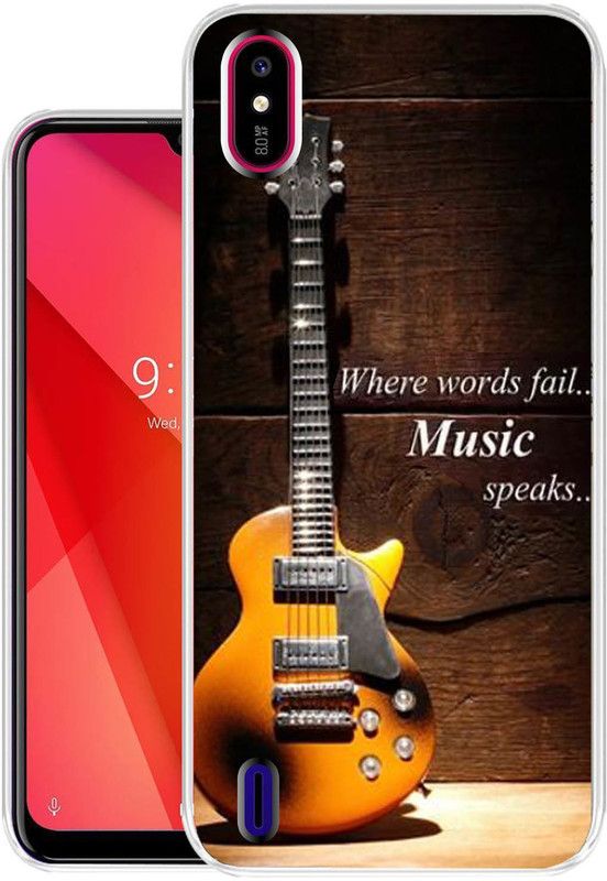 Case Club Back Cover for Lava Z53  (Brown, Grip Case, Silicon, Pack of: 1)