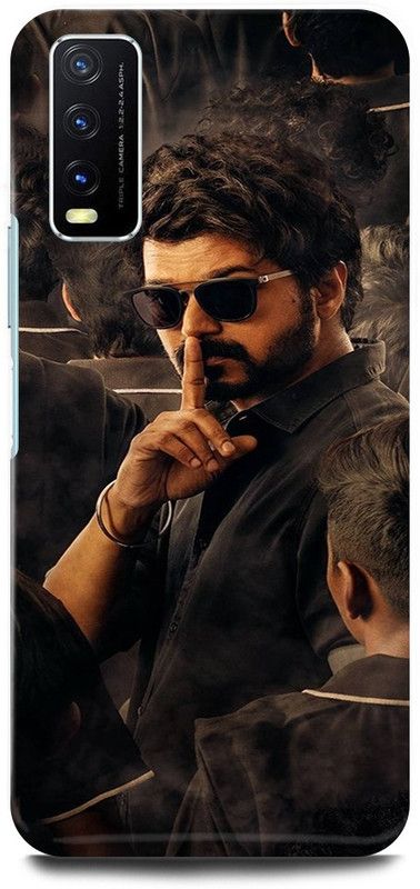 play fast Back Cover for Vivo Y20G, v2065 VIJAY, THALAPATHY, SOUTH, ACTOR, HERO, MASTER  (Black, Hard Case, Pack of: 1)