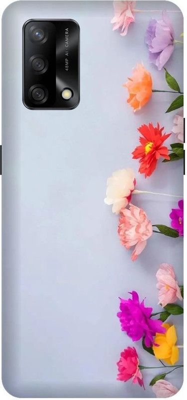 SAVETREE Back Cover for Oppo F19, CPH2219, Oppo F19s, CPH2223, Falover, Red, Yellow  (Multicolor, 3D Case, Pack of: 1)
