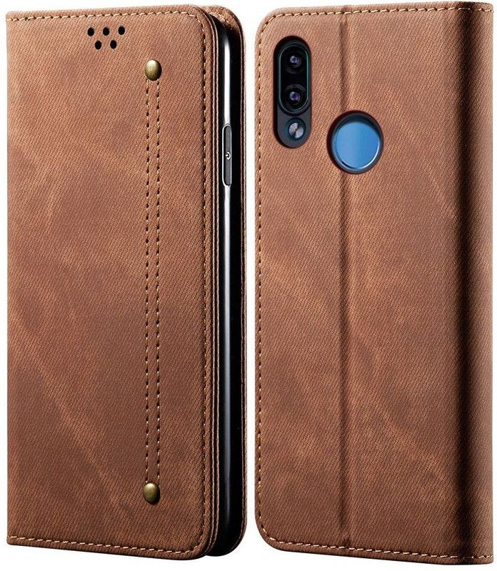 Dg Ming Wallet Case Cover for Redmi Note 7 Pro / Redmi Note 7 / Redmi Note 7s  (Brown, Magnetic Case, Pack of: 1)