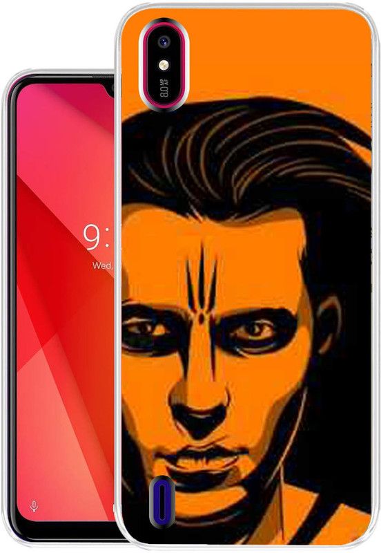 Case Club Back Cover for Lava Z53  (Orange, Grip Case, Silicon, Pack of: 1)